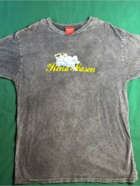 Full Send 'Rona Season' T Shirt Mens L Gray Faded NELK Boys Steve-Will-Do-It
